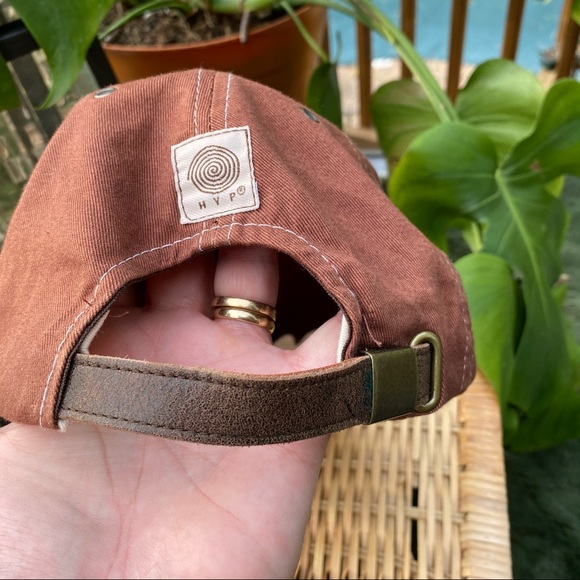 Brown Hyp Hat/Cap with Ivory "H" - Picture 3 of 5
